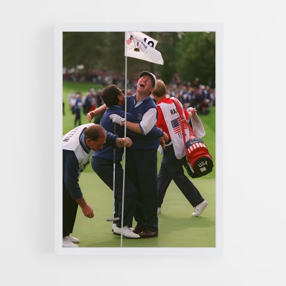 Poster Le Drapeau de la Victoire – affiche Golf (vue 3)